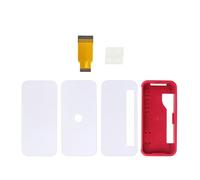 WSOLDMA ABS Protective Case Enclosure Shell Cover Box with 3 Replaceable Lids + Camera Cable Rubber Feet, Multi-functional Protective Housing Compatible with Raspberry Pi Zero/Zero W Development Boa