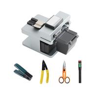 WSOLDMA Fiber Cleaver Cable Cutting Knife Tools Cutter Cleavers Angle≤5° for 0.25/0.9mm Cold Splicing/Hot-melt Fiber Optic Cutting Tool