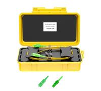 WSOLDMA Fiber Optic Test Tool OTDR Launch Cable Box Dad Zone Eliminator SM 1310nm/1550nm 150M-2KM Extension Cord OTDR (SC/APC-LC/APC, 2000m)