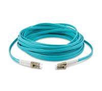 WSOLDMA OM3 10G Multimode Duplex Fiber Patch Cord LC to LC 3.0mm, High Speed Optical Cable for Data Center Network Wiring, 1M/3M/5M/15M/20M/30M/40M/50M Available (20M)
