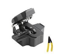 WSOLDMA Optical Fiber Cleaver High Precision for 0.25mm/0.9mm/3.0mm Coating Diameter Fiber Cold Splicing/Hot Melting Angle <0.5 Degree,48,000 Times