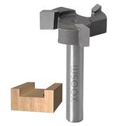 WSOOX CNC Spoilboard Surfacing Router Bit, 1/4 Inch Shank Slab Flattening Planing Bits 1'' Cutting Diameter Carbide Planer Bit Woodworking Router Tool