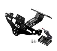 WSOPP Motorcycle Tail Light License Plate for YAMAHA XJR1300 XJR 1300 2013 2014 2015 2016 Number Plate Light Plate Holder Adjustable Tail Tidy Bracket Eliminator Holder Accessories,Black Style