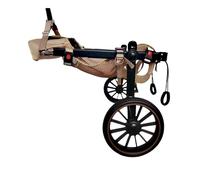 WSPWFQ Adjustable Pet Wheelchair - Multi - Size Fit (63-94cm Chest), Breathable Mesh, Easy One - Click Use, Ideal for Goldens & Large Dogs(L)