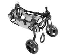 WSPWFQ Breathable Mesh Dog Mobility Aid - Reflective Design, Explosion - Proof Leash, Multi - Size (35-58cm Chest), Safe & Comfortable(S)