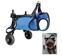 WSPWFQ Dog Mobility Cart - Heavy-Duty Pet Wheelchair with Rust-Resistant Frame, Quick-Adjust Sizing & Tool-Free Assembly, Ideal Rehab Walking Aid for Arthritic, Injured Or Disabled Dogs(M)