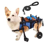 WSPWFQ Dog Rear Leg Mobility Wheelchair - Multi - Size Adjustable, Durable Frame & Comfortable Design, Ideal for Disabled/Aging Pets(S)
