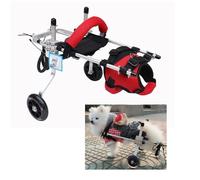 WSPWFQ Dog Wheelchair for Back Legs - Adjustable Mobility Support for Disabled Dogs - Lightweight Dog Cart for Hind Leg Paralysis - Easy to Assemble & Comfortable(M)