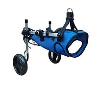 WSPWFQ Dog Wheelchair with Rear Leg Support - Adjustable, Breathable Mesh Design, Ideal Mobility Solution for Small/Medium Pets(XS)