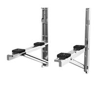 WSPWFQ Heavy Duty AC Bracket - Universal Wall Mount for Air Conditioner Units, Sturdy Steel Support Up to 750lbs, Outdoor/Indoor Installation(2 Horses)