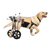 WSPWFQ Multi - Size Dog Mobility Wheelchair, Adjustable Frame & Straps, Protects Pet Skin, Perfect for Beagle/Border Collie, Dog Wheelchair for Rear Legs(XL)