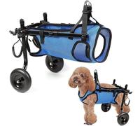 WSPWFQ Pet Wheelchair for Disabled Dogs - 3-Way Adjustment (Breed-Specific Sizing) - Ideal for Paralyzed Pets(XS)