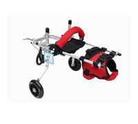 WSPWFQ Pet Wheelchair for Hind Leg Support, Lightweight Adjustable Dog & Cat Wheelchair with Widened Belly Band & Leg Guards (3 Sizes)(6-12 Months)