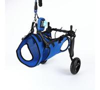 WSPWFQ Shock - Absorbing Pet Wheelchair | Adjustable Frame, Breathable Mesh | Mobility Solution for Small/Medium Injured/Paralyzed Dogs(XS)