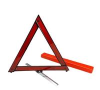 WSQHAO 3pcs Triangle Reflective Tripod Emergency Breakdown Warning Sticker Safety Hazard Foldable Stop Sign Car Accessories For Car