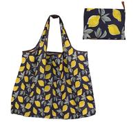 WSQHAO 5Pcs Foldable Large Shopping Bag Washable Reusable Easy To Carry Capacity Handbags for Shopping(Color 20)