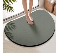 Wsrght Bath Mat Non Slip Quick Dry Bathroom Mats Rugs, Thin Floor Shower Mat fit Under Door, Super Absorbent Kitchen Washable Carpet for Toilet Shower Sink, Easy to Clean Rug Grass 60x90cm 3-282