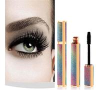 WSRRDRECVHi 4D Silk Fiber Lash Mascara,Black Curling Thick Eye Lashes Eye Cosmetics Mascara,Waterproof Mascara Lengthening No Clumping,Easy to Remove