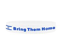 WSRRDRECVHi Bring Them Home Now Bracelet,Bring Them Back Home Bracelet,Israeli Jewish Star of David Silicone Wristbands for Men Women,Inspirational Motivationa Stretch Bracelets