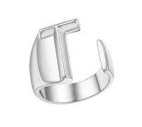 WSRRDRECVHi G U T S Rings, Letters Opening Hollow Initials Name Finger Rings, Inspired Fans Girls, Album G Singer For Women Jewelry