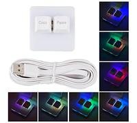 WSRRDRECVHi White RGB USB Keypad 2-key Copy And Paste key Password Multiple Key Combinations Custom Keyboard Gaming Keys Shortcut OSU