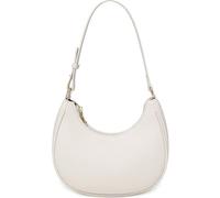 WSRYDJDL Crescent Shoulder Bags for Women Cute Hobo Tote Handbag Under the Arm Purses Mini Clutch Purse with Zipper Closure, Lychee Beige