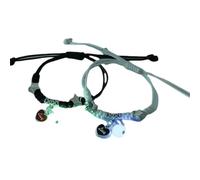 WSRYYCC Luminous Stone Bracelet Korean Fashion Luminous Bracelet Friendship Bracelet Female Student Best Friend Friendship Bracelet 2-piece set, 7.8, 合金钢, luminous stone