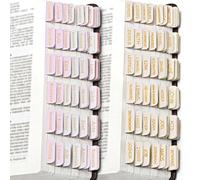 WSSROGY 180 Pcs Bible Tabs, Laminated Large Print Bible Index Tabs Labels for Women Men Easy Navigation (Set 1) (Set 3)