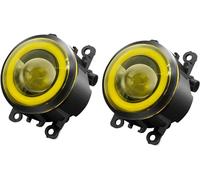 wSSSsss Car Front Fog Light Fog Lamp for Nissan Note E11 MPV 2006 2007 2008 2009 2010 2011 2012 2013,Car Front Bumper Driving Lamp Headlight Replacement Accessories,A/Yellow Light left