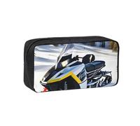 WSSYYBF Advanced Snowmobile Simple and Spacious Pen case, 600D Oxford Cloth Portable Storage Bag, Suitable for Office and Travel.