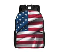 WSSYYBF American Flag Backpack. Stylish, lightweight, water-repellent, made of durable Oxford cloth.