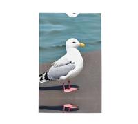 WSSYYBF Cute seagull Kitchen Towel. Full-coverage printed, microfiber with high absorbency, multi-functional dishcloth.