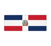 WSSYYBF Dominican Republic Mouse pad,11.8 x 31.5 inches, with a printed design, suitable for office use, gaming, and Office.