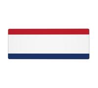 WSSYYBF Dutch flag Mouse pad,11.8 x 31.5 inches, with a printed design, suitable for office use, gaming, and Office.
