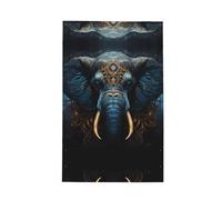 WSSYYBF Eerie Elephant Kitchen Towel. Full-coverage printed, microfiber with high absorbency, multi-functional dishcloth.