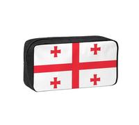 WSSYYBF Flag of Georgia Simple and Spacious Pen case.Large SpaciousCase, 600D Oxford Zipper Pouch for Work OfficeWomen's Fashion