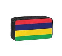 WSSYYBF Flag of Mauritius Simple and Spacious Pen case, 600D Oxford Cloth Portable Storage Bag, Suitable for Office and Travel.