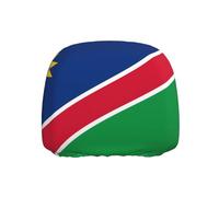 WSSYYBF Flag of Namibia Car Headrest Cover 1 Pcs, Stretch Polyester Protector, Elastic Hem