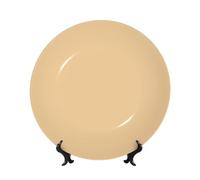 WSSYYBF Rose Beige Bone China Decorative Plate10in Ceramic Art Plates with Display Stand for Home, Kitchen, Wall Or Table Decor