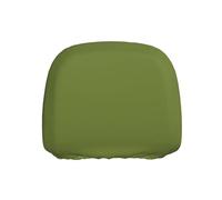 WSSYYBF Solid dark green Car Headrest Cover 1 Pcs, Stretch Polyester Protector, Elastic Hem