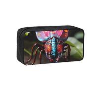 WSSYYBF Strange Insects Simple and Spacious Pen case, 600D Oxford Cloth Portable Storage Bag, Suitable for Office and Travel.