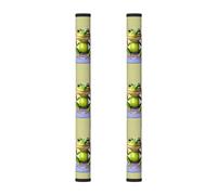 WSSYYBF The Funny Frog Doing Yoga Refrigerator Door Handle Covers 2PCS - Kitchen Handle Covers