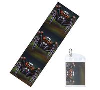 WSSYYBF Tropical rainforest spiders Cold Exercise Towel,12x40in, Microfiber Mesh Sweat Towel with Bag