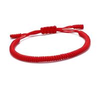 WSTELHH Buddhist Gift! Tibetan Good Luck String Armband Adjustable Size,for Women, Men, Teens,Chinese Lucky Red String Bracelet (red)