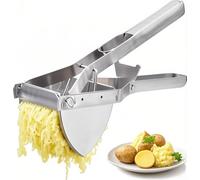 WSTELHH Potato Ricer, Stainless Steel Potato Masher for Smooth Fluffy Mashed Potatoes， Mashed Vegetables Fruit Press