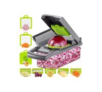 WSTELHH Vegetable Chopper Cutter Slicer Cheese Grater - Food Onion Salad Veggie Chopper with Container - French Fry Pot