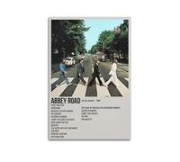 WSTEWOO Abbey Road The BeatlesAlbum Song Poster Music Artist Album Canvas Decorative Wall Art Wall DecorationUnframe-style-4212x18inch(30x45cm)