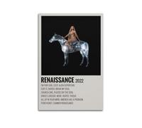 WSTEWOO Beyoncé RenaissanceAlbum Song Poster Music Artist Album Canvas Decorative Wall Art Wall DecorationUnframe-style-4012x18inch(30x45cm)