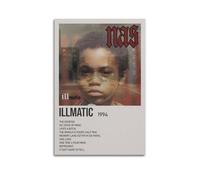 WSTEWOO ILLMATIC NASAlbum Song Poster Music Artist Album Canvas Decorative Wall Art Wall DecorationUnframe-style-224x36inch(60x90cm)