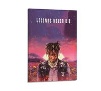 WSTEWOO Juice Wrld Legends Never DieAlbum Song Poster Music Artist Album Canvas Decorative Wall Art Wall DecorationFrame-style24x36inch(60x90cm)